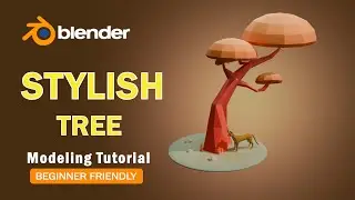 Blender Low Poly Tree Tutorial for Beginners