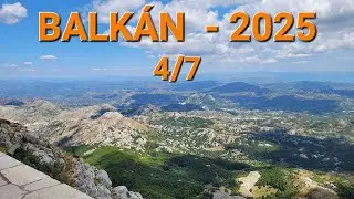 MotoRoadTrip  6 / 2025 // BALKÁN 4/7 // MNE - LOVČEN, KOTOR SERPENTINE // 4K