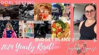 2024 YEARLY RESET / 2023 Goal Check In, Goal Setting, Vision Board & Budget Planning