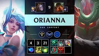 Orianna Support vs Nautilus - EUW Diamond Patch 25.12