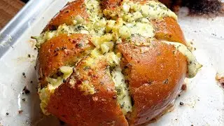 Korean Cream Cheese Garlic Buns || Garlic Bread