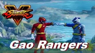 Street Fighter 5 mods Gao Rangers