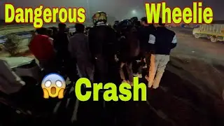Live dangerous Crash 😱| Bike Crashed on Sunday ride |