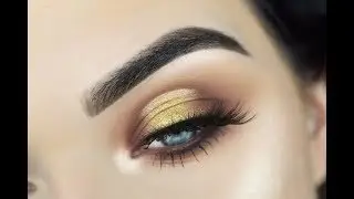 NEW ABH SOFT GLAM Palette | Gold Halo Eye Makeup Tutorial