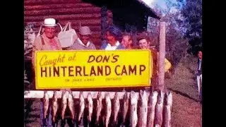 Retro Family Films, Kotowicz collection, Red and Deer Lake Ont. fishing, seaplane, 7th reel