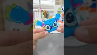 💙Cute DIY Mini Squishy!? #diysquishy #squishy #diyfidgets #diyfidgettoy #fidget #cute