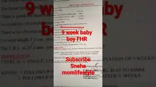 #shorts My baby boy 9 week❤️ FHR in ultrasound