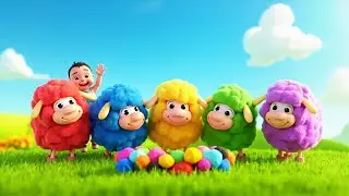 🎵 Baa Baa Color Sheep Song 🌈 | 10 Color Sheep | Fun Nursery Rhyme for Kids