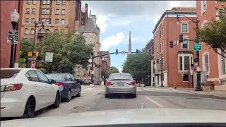 🚗 Driving from Timonium, Maryland to Washington Monument & Mount Vernon Place, Baltimore 🇺🇸