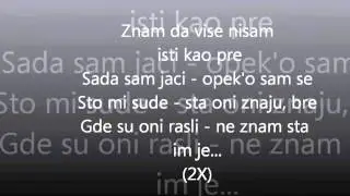 THC La Familija-Opeko sam se LYRIC ON SCREEN HD