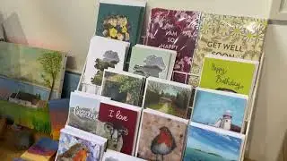 Inside My Studio at Ardgillan Castle | Original Art & Irish Landscape Prints