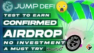 Jump DeFi Incentivized Testnet, No Investment 🎁Confirmed Airdrop  - Telugu