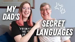 My dad speaks backwards and writes in secret code! (+ Latin?!)