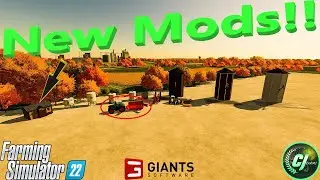 Farming Simulator 22! | Mod Review! | New Mods Finally! | #FS22 | #CJFarms