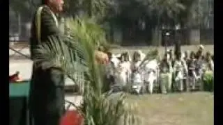 Indian Army Chief General Deepak Kapoor speakingat Noida Shaheed Smarak
