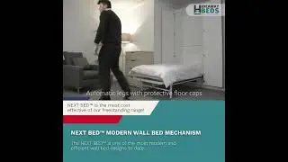 NEXT BED&trade; MODERN WALL BED MECHANISM