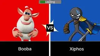 Booba VS Xiphos fight | No animation fight