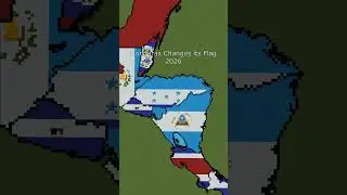 Updating Honduras Flag #centralamerica #honduras #maps #flags #minecraft