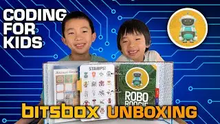 Coding For Kids (BitsBox Robo Boogie Unboxing) STEM Subscription Box | QUARANTINE KIDS