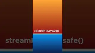 Streaming HTML parsing with streamHTMLUnsafe (TPAC proposal)