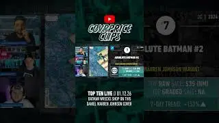 DJW's ABSOLUTE BATMAN #2 Cover! // TOP 10 LIVE Clip // 01.12.26