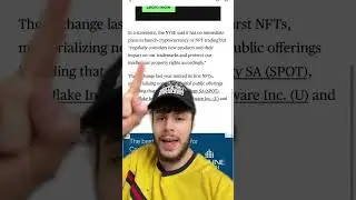 PROOF NFTS ARE NOT A SCAM! THEY ARE HERE TO STAY!