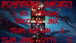 1vs1 Friday, Ekko versus Jinx! Round 3 (Boyfriend Sword Botlane)