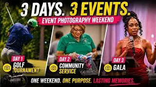 Day 1: Golf Tournament Photography | 3 Events in 1 Weekend |Shooting Events Photography