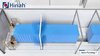 Containers Liquid Painting Equipment ,Paint spraying booth robot spraying sandblasting system