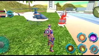 Flying Captain Superhero Crime City Missions | Captain Superhero Vs City Villain - Android GamePlay