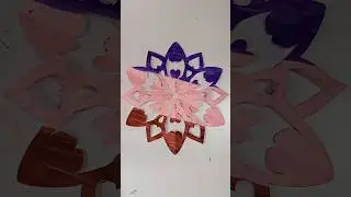 colourful paper easy design #diy #craft #clay #viral @fancyzari #fancyzari