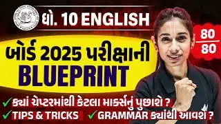English Blueprint 2025 Std 10 Board Exam | Blueprint With Sample Paper & Most IMP Questions
