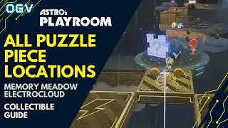 Astro's Playroom - All Puzzle Piece Locations In Memory Meadow Electrocloud - PS5 Collectible Guide