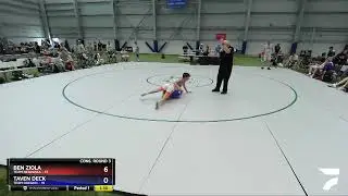 100 Lbs Semis & 3rd Wb (16 Team) - Ben Ziola, Team Nebraska Vs Taven Deck, Team Oregon 237f