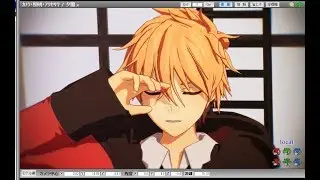 【UTAU/MMD】湯鬱声からす×花瓶に触れた