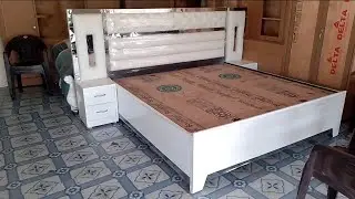 new design double bed design video #newdesign #trending #double #bed #doublebeddesign