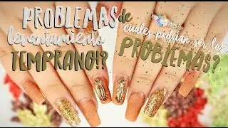 Desprendimiento de uñas!? hablemos de eso..♡Diseño otoñal en técnica rusa♡