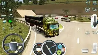 Euro Truck Driver Simulator 18: Army Truck - Android Gameplay FHD