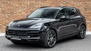 2018 Porsche Cayenne Turbo - Jet Black Metallic - Walkaround, Interior & Exhaust Sound