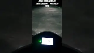 🔴2023 TVS JUPITER 110 ZX SMARTXCONNECT HEADLIGHT💡 TEST