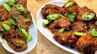 Простой и острый куриный бхуна масала | Как приготовить идеальный куриный бхуна дома