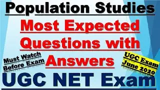 2. Most Expected Questions For NTA UGC NET Population Studies 2023 Examination