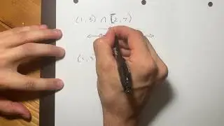 Math interval notation intersection and union of two intervals