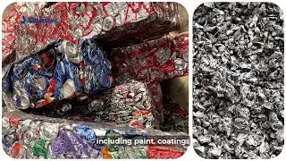 Aluminum UBC Cans Decoating Process -Remove Paint from Aluminum UBC Cans.
