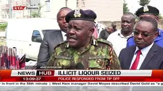 Illicit liquor seized in Kiambu County