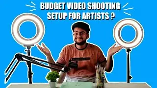 My Setup to Shoot  ART Videos and Reels. Budget Setup for Artists?🤑🤑 #artsetup #budgetsetup