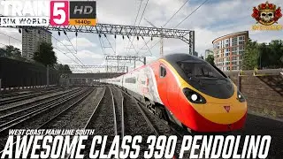 Awesome Virgin Class 390 Pendolino | West Coast Main Line South | Train Sim World 5 #trainsimworld5
