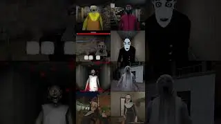 Granny 3 Squid Mod Vs The Twins Vs Nosferatu Vs Granny Vs Slendrina The Forest Vs Evil Nun 2 +
