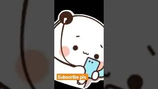 bubu react after fight 😭😭|| bubududu love || bear panda love story ||  gomma peachu