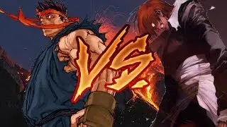 M.U.G.E.N Another Orochi Iori vs Evil Ryu